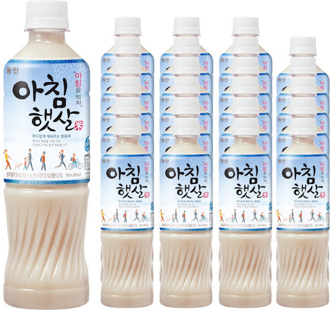 웅진 아침햇살 500ml, 24개