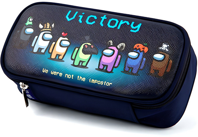 어몽어스 사각 펜슬 파우치, 빅토리, 1개