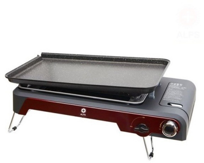 ST-1503GG 하이런휴대용가스그릴 와이드그릴팬 캠핑용