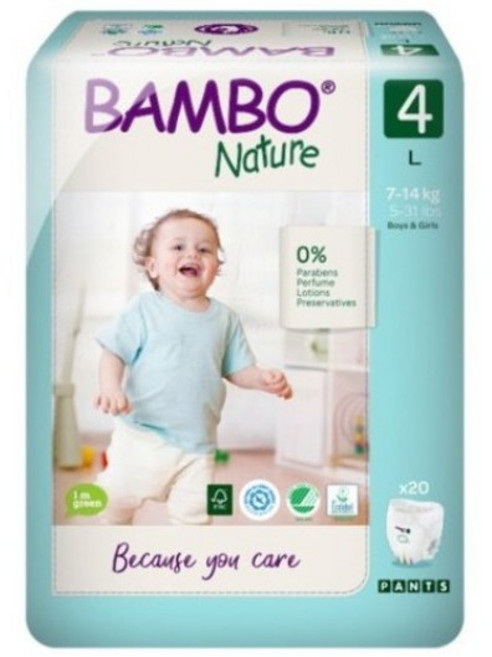 밤보 그린 대용량 팬티형 기저귀 4단계(7~12kg), 4단계, 290매