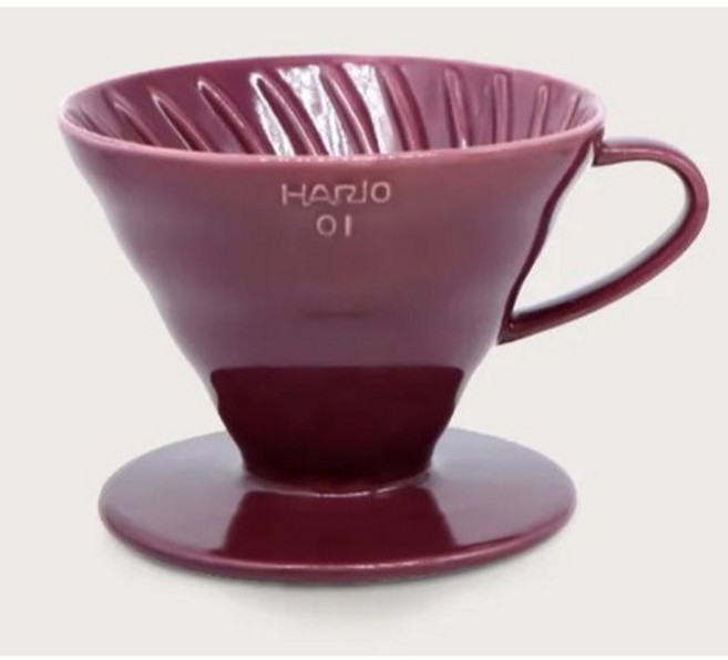 HARIO V60 濾杯 01 萊姆綠, 1個, 01-WR-紫薯色