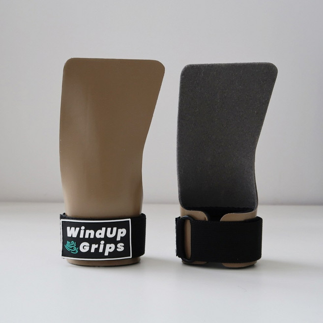 실리콘그립 Ver 4 크로스핏 모찌 그립 손바닥보호대 토투바 머슬업, 카키, 1세트