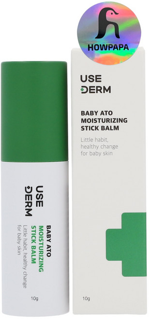 [하우파파] 아토 고보습 로션 아기스틱밤 10g (침독 태열), 유즈덤 베이비 아토 고보습 스틱밤 10g, 1개