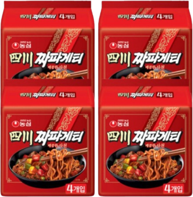사천짜파게티 137g 4입X4개(16개), 1세트
