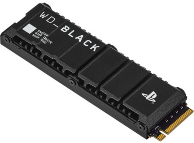 PS5 콘솔용 WD BLACK SN850P NVMe SSD 8TB 고객납부