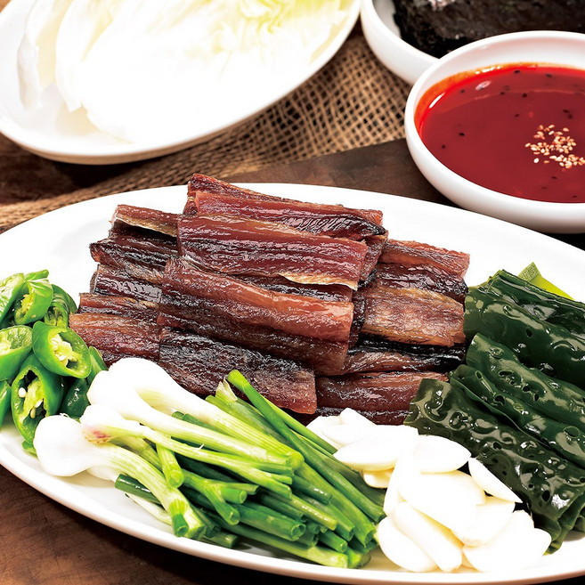 완전 손질 포항 구룡포 햇 과메기 야채세트, 1개, 대