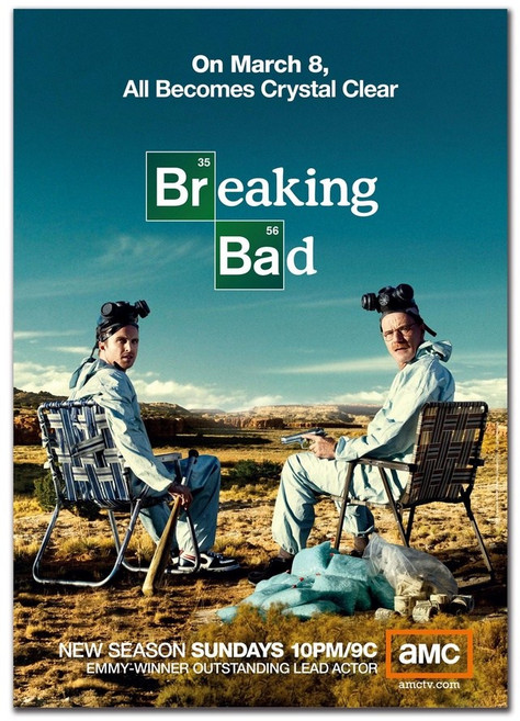老番顛 絕命毒師 Breaking Bad 電影海報 居家店面裝飾