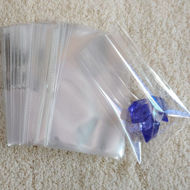 오케이샵 opp무지봉투 쿠키봉투 빵봉지 선물포장지 명함봉지 전단지봉투, (F117)투명비접착12x20-50장