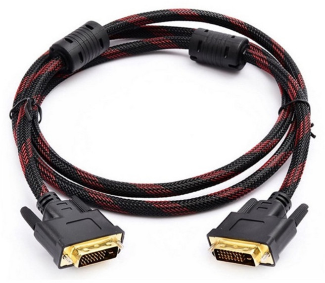 DVI 24 1 公對公傳輸線 1.5/3公尺 適用投影機 顯示卡 液晶顯示器 視訊線材, 1個, 1.5公尺