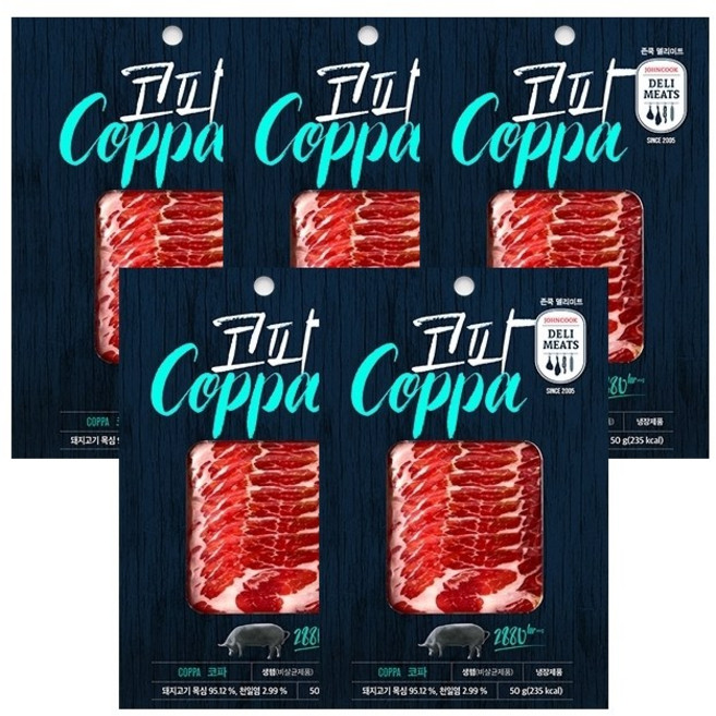 존쿡델리미트 코파 50g X 5개