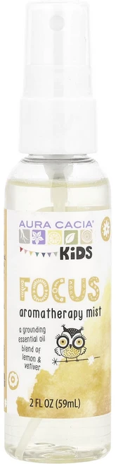 Aura Cacia 키즈 포커스 아로마테라피 미스트 59 ml (2 fl oz), AuraCacia키즈포커스아로마테라피미스트59ml2fl, 1개, 59ml - 쿠팡