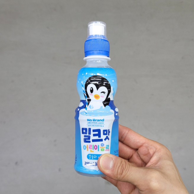 노브랜드 밀크맛 어린이음료, 3개, 200ml