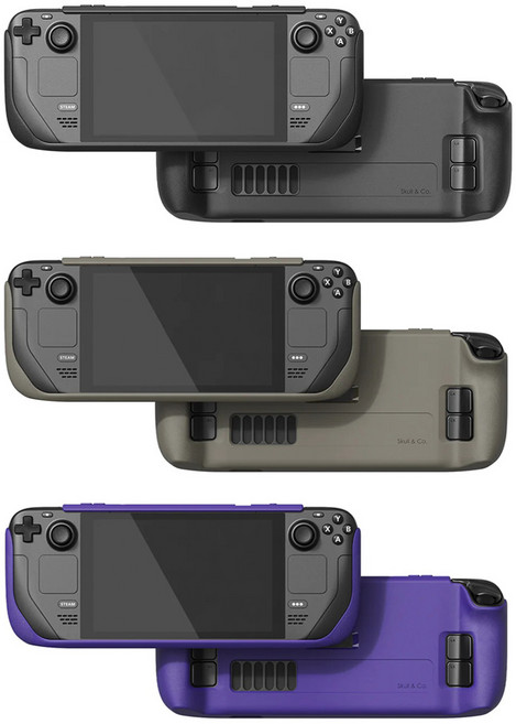 스팀덱 그립 케이스 SD 스컬앤코, 블랙, 1개