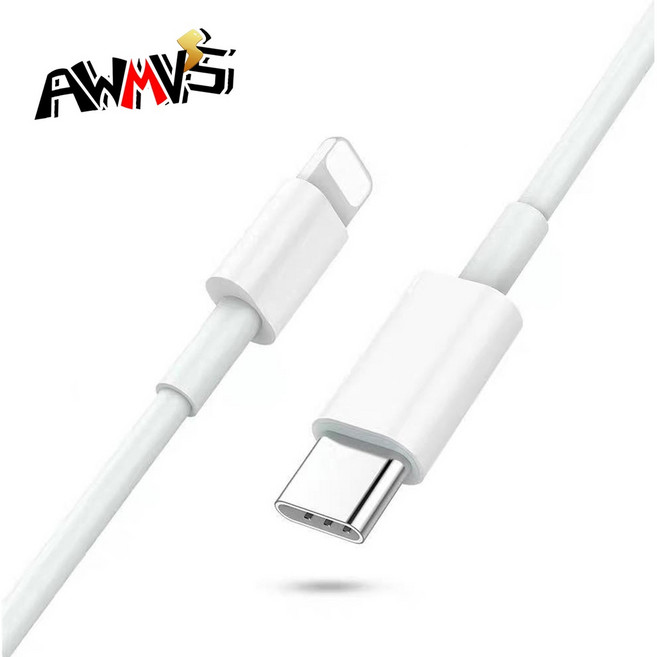 20W PD 快充充電頭 適用 iPhone/蘋果/Type C 手機充電器, 1個, PD蘋果線
