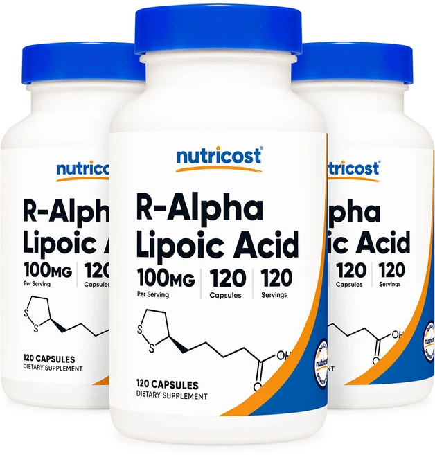 뉴트리코스트 R-알파리포산 100mg 120캡슐 3병, 120회분, 3개 - 쿠팡