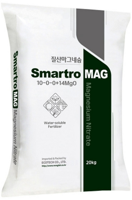 스마트로 MAG 질산마그네슘 20kg 수용성 마그네슘비료, 1개