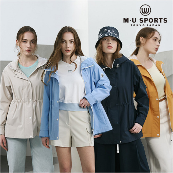 [엠유스포츠] 26SS 여성 벤틸레이션 웨더자켓 1종