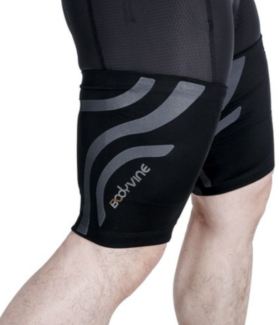 바디바인 허벅지 햄스트링 3중 트리플플러스 테이핑 보호대 양쪽세트, L-size (50-52cm) X 2개