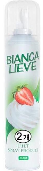 비안카리에베 휩크림 스프레이 500g 2개