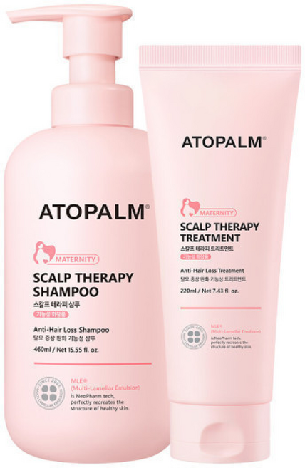 아토팜 매터니티 케어 스칼프 테라피 샴푸+트리트먼트 세트, 1개, 1ml