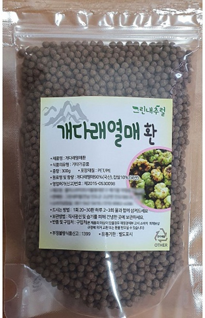 그린내추럴 국내산 개다래열매환 300g, 1개