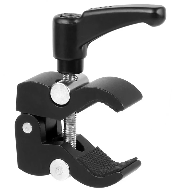 조정 가능한 마찰 관절 매직 암 DSLR 카메라 모니터 라이트 사진 스튜디오 액세서리 용 슈퍼 클램프 크랩