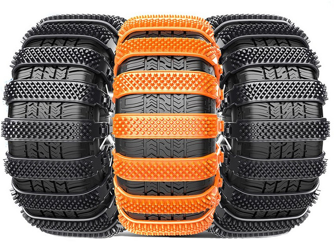 발통마켓 타이어 우레탄 스노우 체인 20P 눈길 미끄럼방지 자동차체인, 20개
