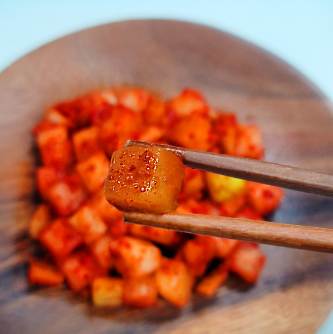 미니깍두기10kg 국내산 깍두기 업소용 돈까스집[아이스박스배송], 1박스, 10kg