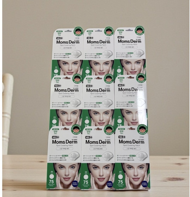 네오 맘스덤에이 스팟 커버링 패치 베벨링 여드름 짠후 작은상처, 9개, 75개입