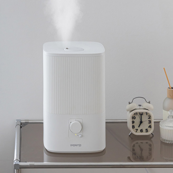 모리츠 컴팩트 하이브리드 복합식 가습기 4L 대용량 상부급수 저소음, MO-HT40