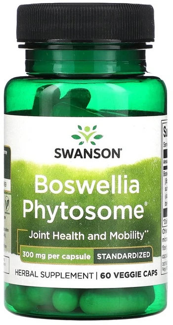 스완슨 보스웰리아 파이토솜 300mg 60베지캡슐 조인트서포트 보스웰릭산, 1개, 60정, 60정 - 쿠팡