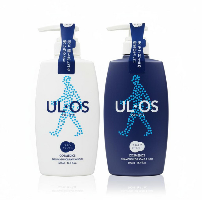 우르오스 스킨워시 k 500ml+스칼프 샴푸 500ml hI유통, 1