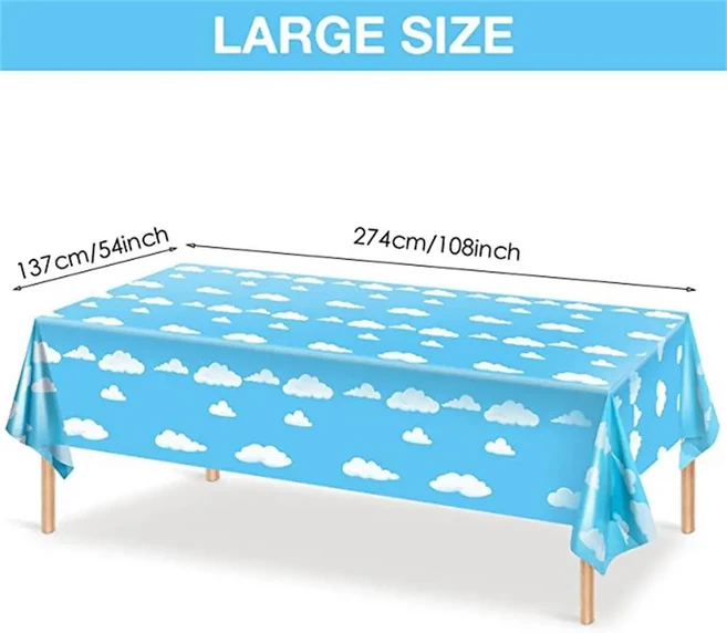 (입학선물 끝판왕)디즈니 토이 스토리 파티 용품 일회용 식기 세트 버즈 라이트이어 식탁보 어린이 생일, 1pcs Tablecloth C, 18 1pcs Tablecloth C