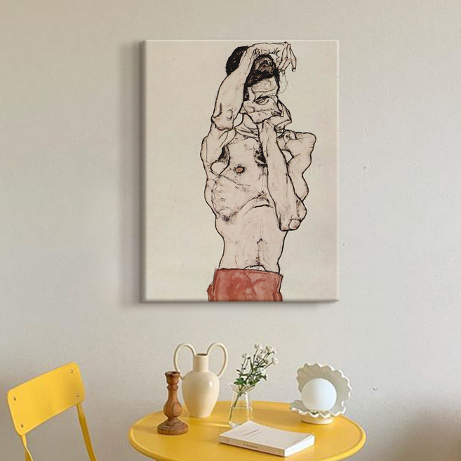 더 아트 컴퍼니 에곤쉴레 감성인테리어 명화그림 22종, 9. ES-고뇌