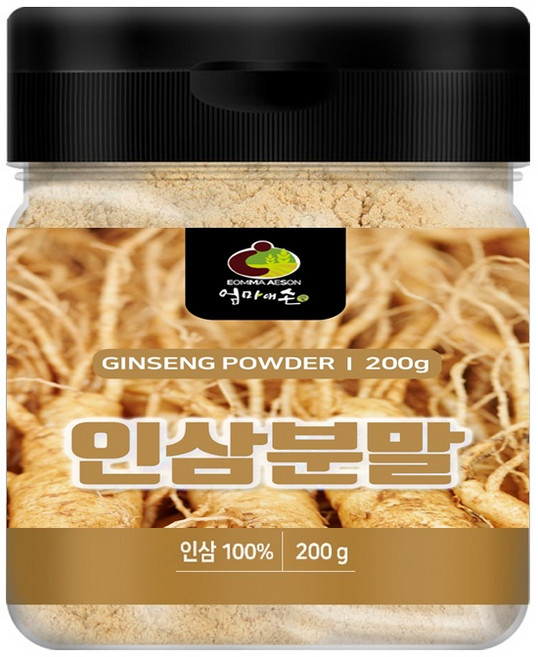 해피스토어70 국산 무첨가 순수 인삼분말, 4개, 200g