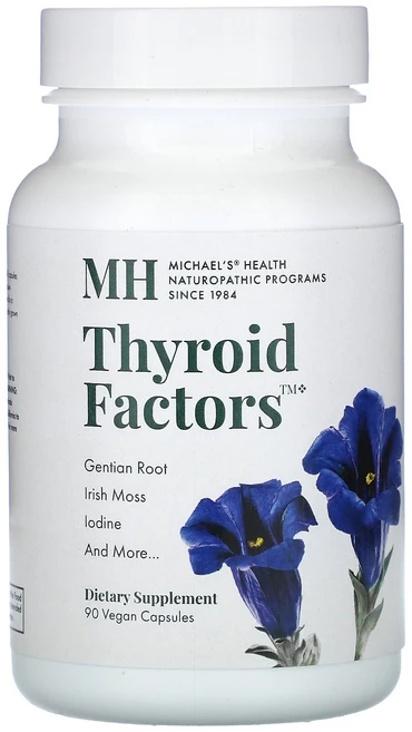 Michael's Health Thyroid Factors 90 Vegan Capsules, 1병, 1개, 90정 - 쿠팡