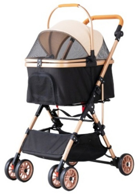 펫초이스 강아지 유모차, 베이지, 1개