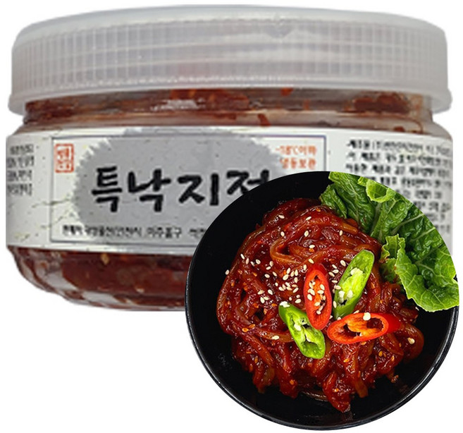 [가온애] 특 낙지젓 낙지젓갈, 1개, 500g