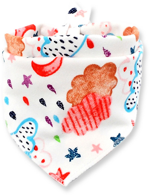 아기 유아 100% 면 스카프빕 턱받이 27종, T08