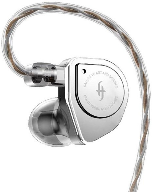 SIMGOT EW200 심갓 다이내믹 인이어 유선 이어폰 미러실버, EW200 미러실버