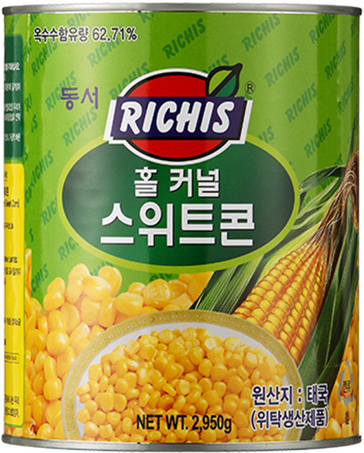 리치스 홀 커널 스위트 콘, 2.95kg, 1개