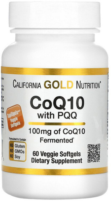 캘리포니아골드 CoQ10 100mg 피큐큐 10mg 60정 코큐텐, 1개