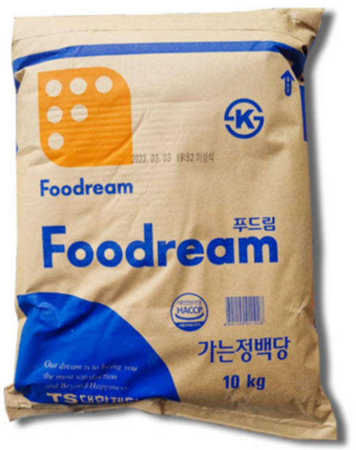 푸드림 하얀설탕, 10kg, 1개