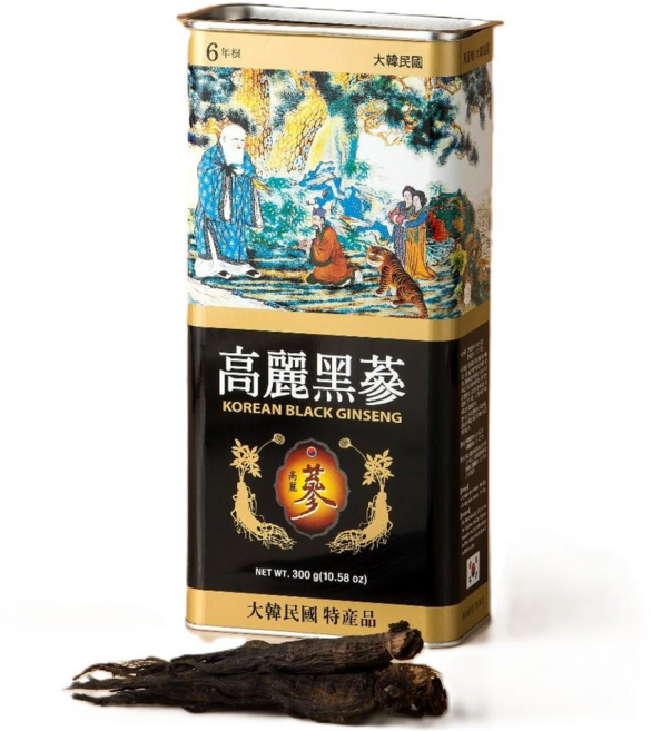 진웰빙 고려흑삼 6년근 흑삼 건흑삼 흑홍삼 특대편 8뿌리 농협검사품, 1개, 300g