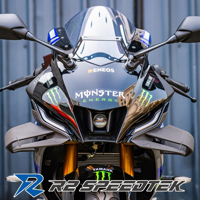 R2 SPEEDTEK R15 V4 R15M 專用競技型定風翼, 1個, 原版製程,一對