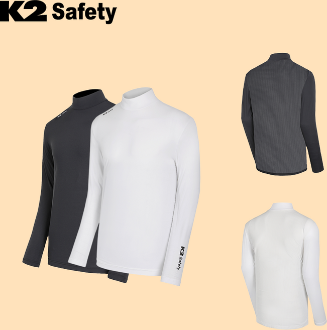 K2 세이프티 여름 남자 긴팔 티셔츠 에어모션 메쉬 기능성 티셔츠