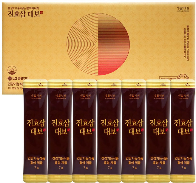 생활정원 진효삼 대보 60일분, 1개, 420g