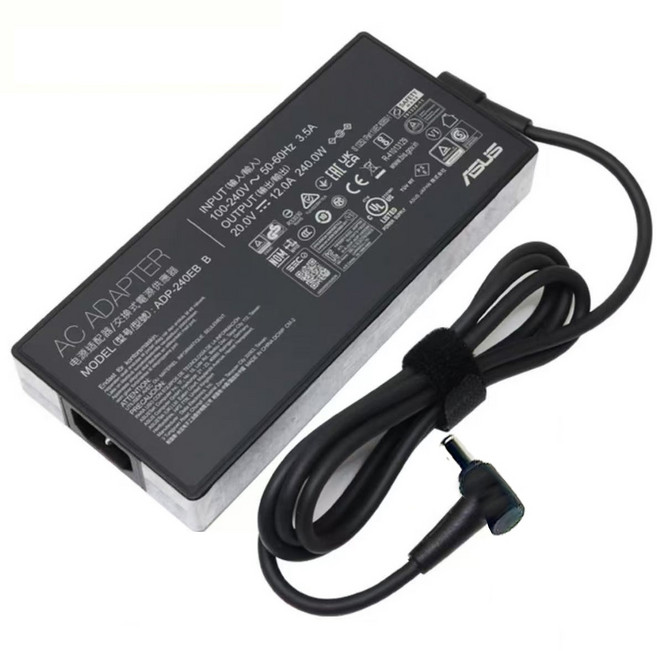 ASUS ADP-240EB B 20V 12A 240W 게이밍 노트북 전원 어댑터 충전기 케이블 외경 6.0mm G733QM G531G FX507ZC4 FX517Z FX707Z, asus 90w, 1개