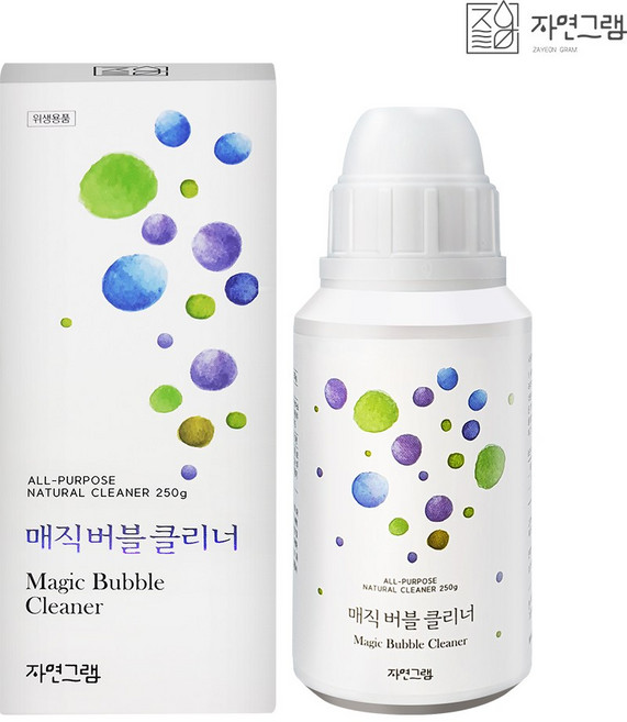 자연그램 매직 버블 클리너, 250g, 1개