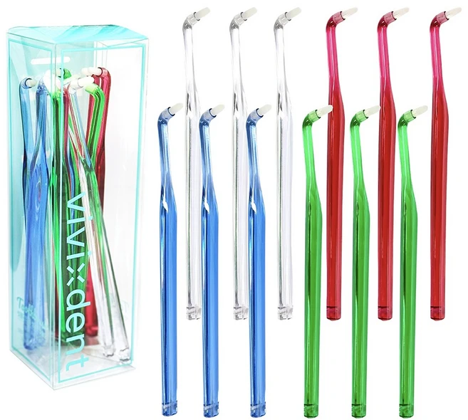 핸인핸 비비덴 어금니칫솔 일반형, 1개, 12개입 - 쿠팡